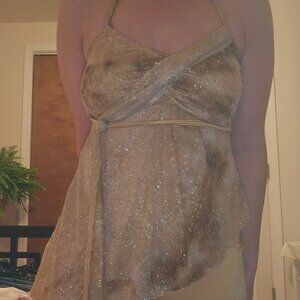 Gold modern / contemporary/ lyrical dance costume